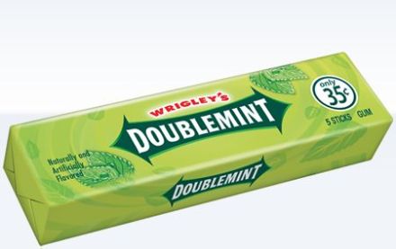 the inspiration: doublemint gum